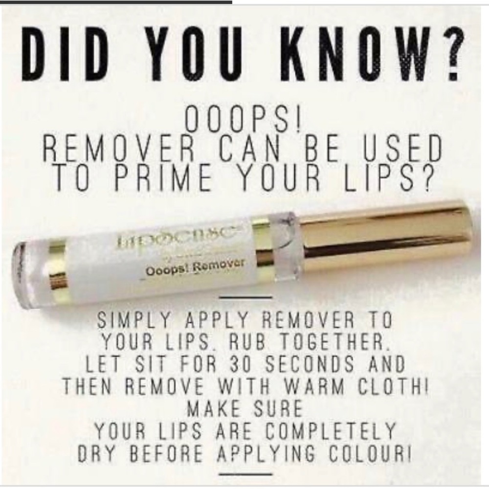 Makeup LipSense Lipstick LipVolumizer Oops remover - Picture 5 of 10